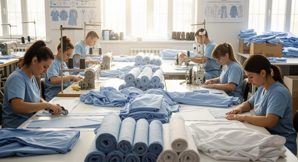 Xưởng May Áo Blouse Tại Huyện Bình Chánh Uy Tín, Chất Lượng