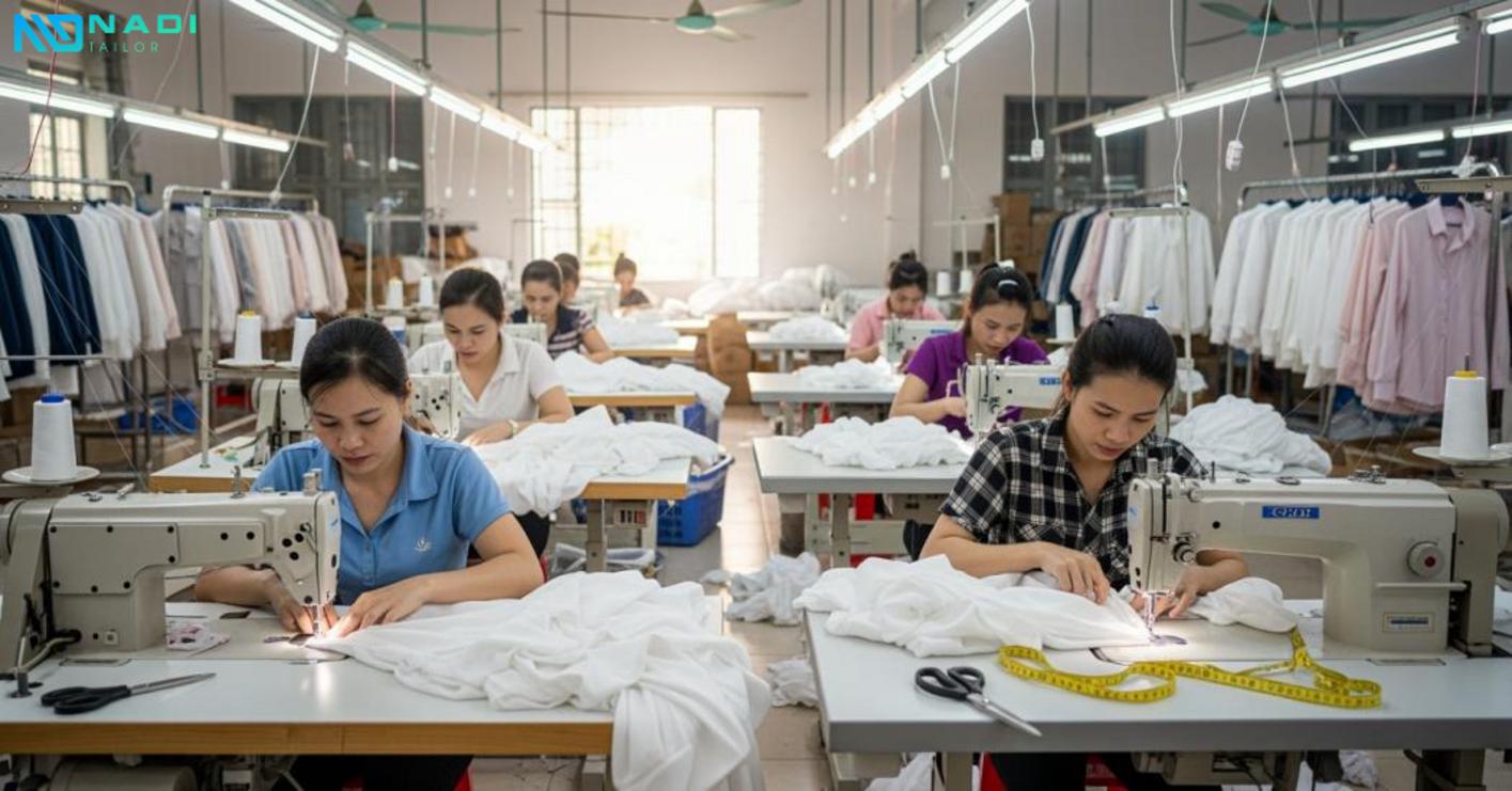 Quy trình đặt may áo blouse tại Bình Chánh