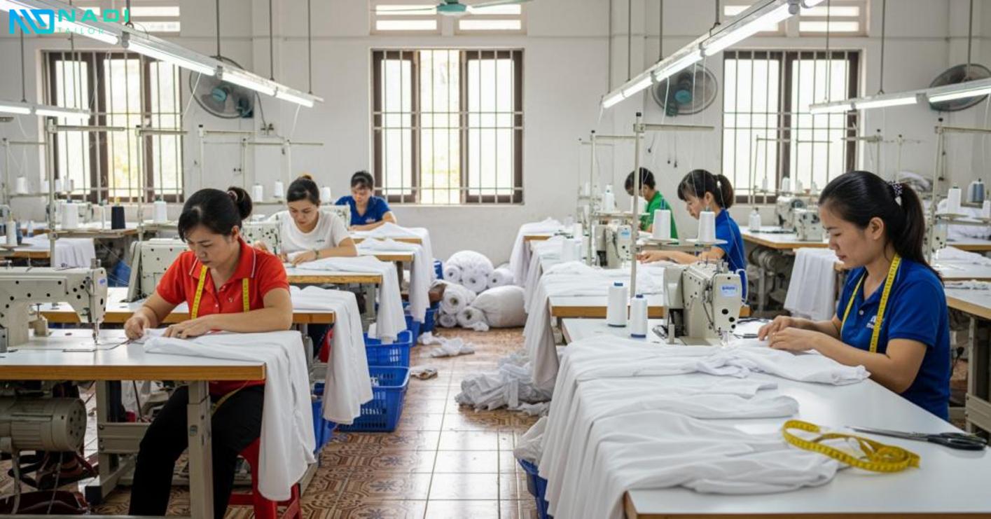 Tổng quan về xưởng may áo blouse tại huyện Bình Chánh