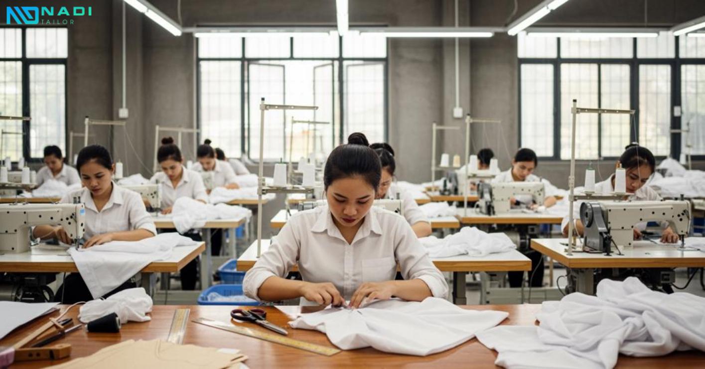 Giới thiệu về xưởng may áo blouse tại quận bình thạnh Giới thiệu về xưởng may áo blouse tại quận bình thạnh
