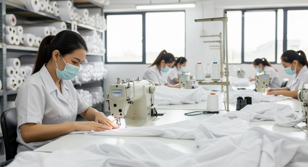 Xưởng May Áo Blouse Tại Quận Gò Vấp Uy Tín, Chất Lượng Cao