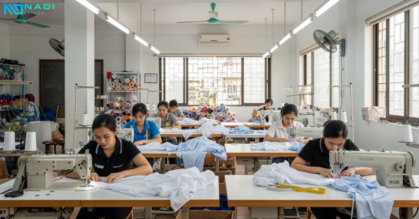 Quy trình đặt may áo blouse tại xưởng ở quận Gò Vấp Quy trình đặt may áo blouse tại xưởng ở quận Gò Vấp