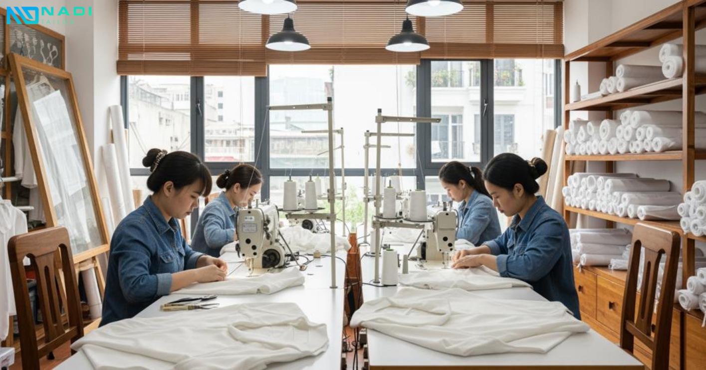 Quy trình đặt may áo blouse tại quận phú nhuận Quy trình đặt may áo blouse tại quận phú nhuận