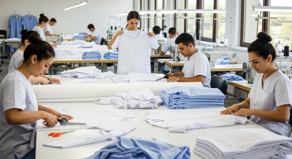 Xưởng May Áo Blouse Tại Quận Tân Bình Chuẩn Byt Chất Lượng Cao