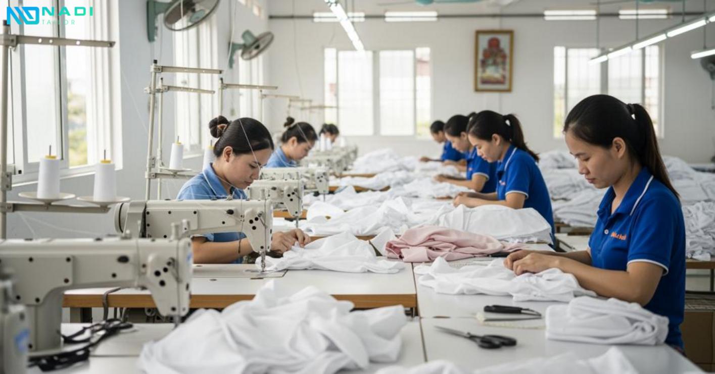 Tổng quan về xưởng may áo blouse tại quận Tân Bình