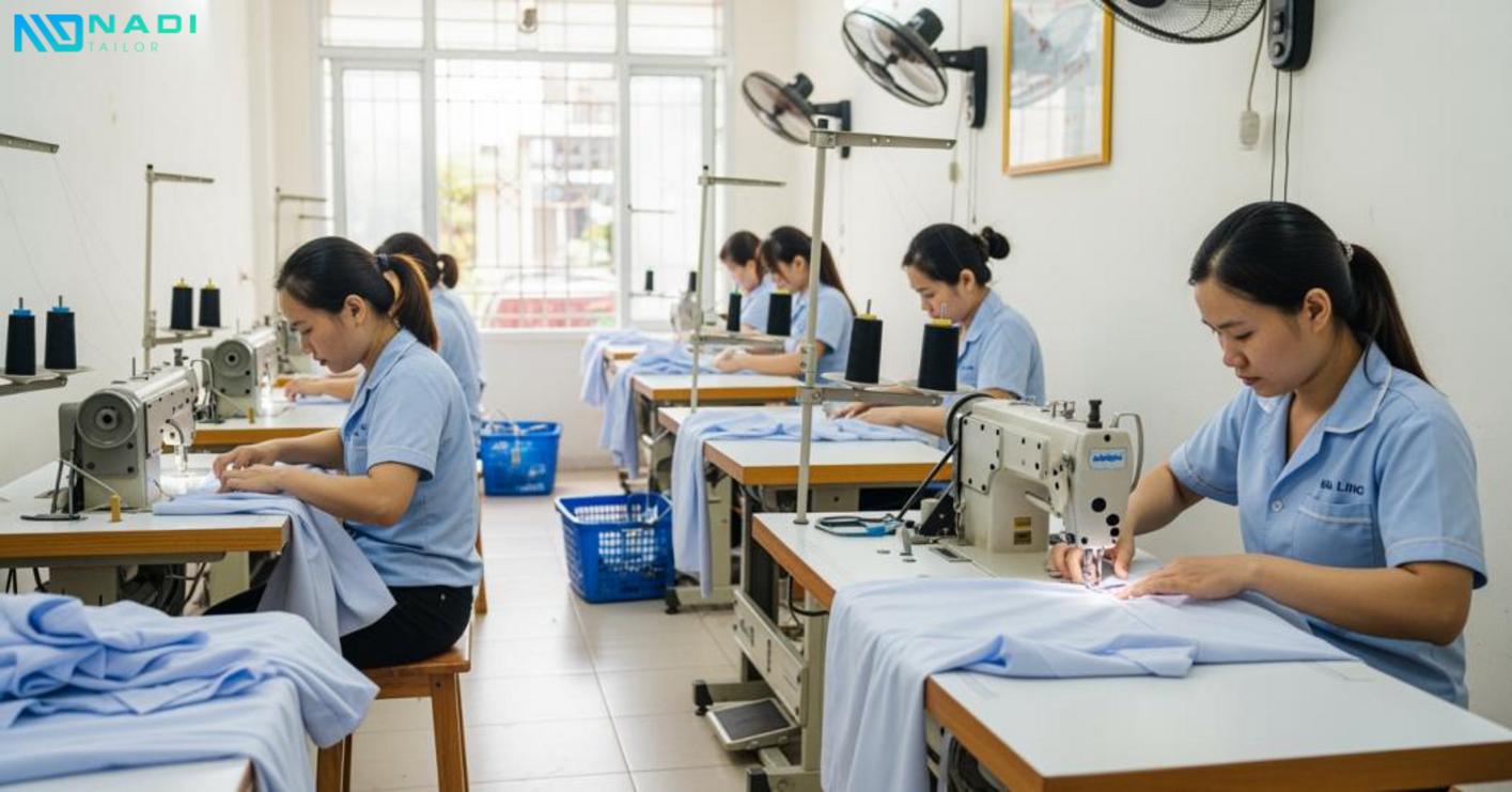 Tổng quan về xưởng may đồng phục phòng khám tại quận 10 Tổng quan về xưởng may đồng phục phòng khám tại quận 10