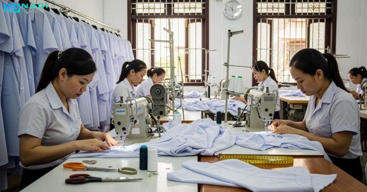 Tổng quan về xưởng may đồng phục phòng khám tại quận 4 Tổng quan về xưởng may đồng phục phòng khám tại quận 4
