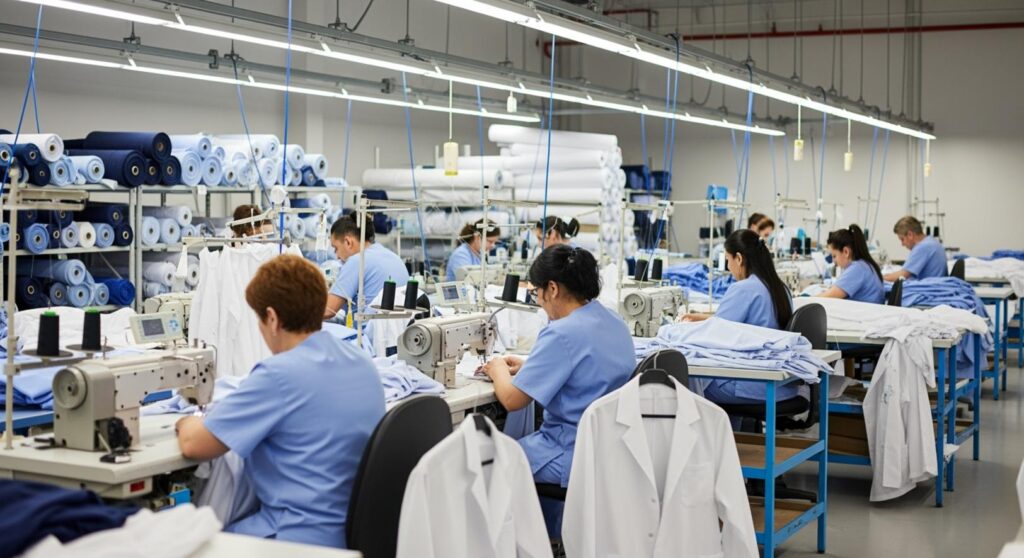 Xưởng May Đồng Phục Phòng Khám Tại Quận 5 Uy Tín Chất Lượng