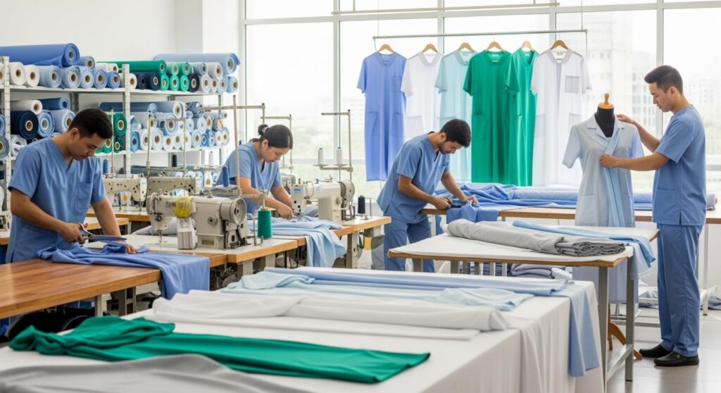 Xưởng May Đồng Phục Phòng Khám Tại Quận 8 Uy Tín Chất Lượng