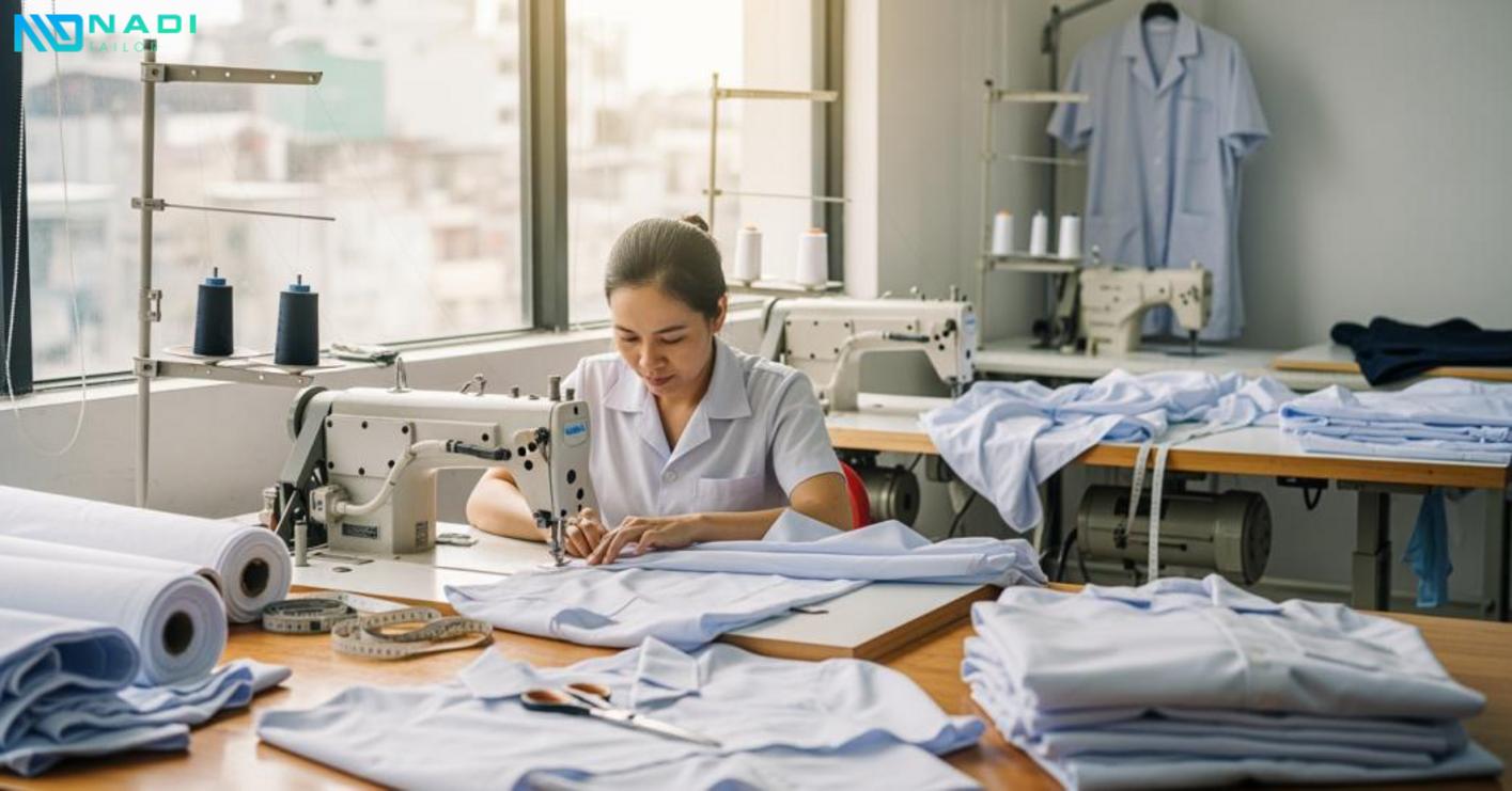 Tổng quan về xưởng may đồng phục phòng khám tại quận 8 Tổng quan về xưởng may đồng phục phòng khám tại quận 8