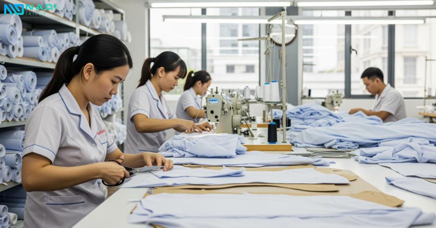 Quy trình đặt may đồng phục phòng khám tại quận 9 Quy trình đặt may đồng phục phòng khám tại quận 9