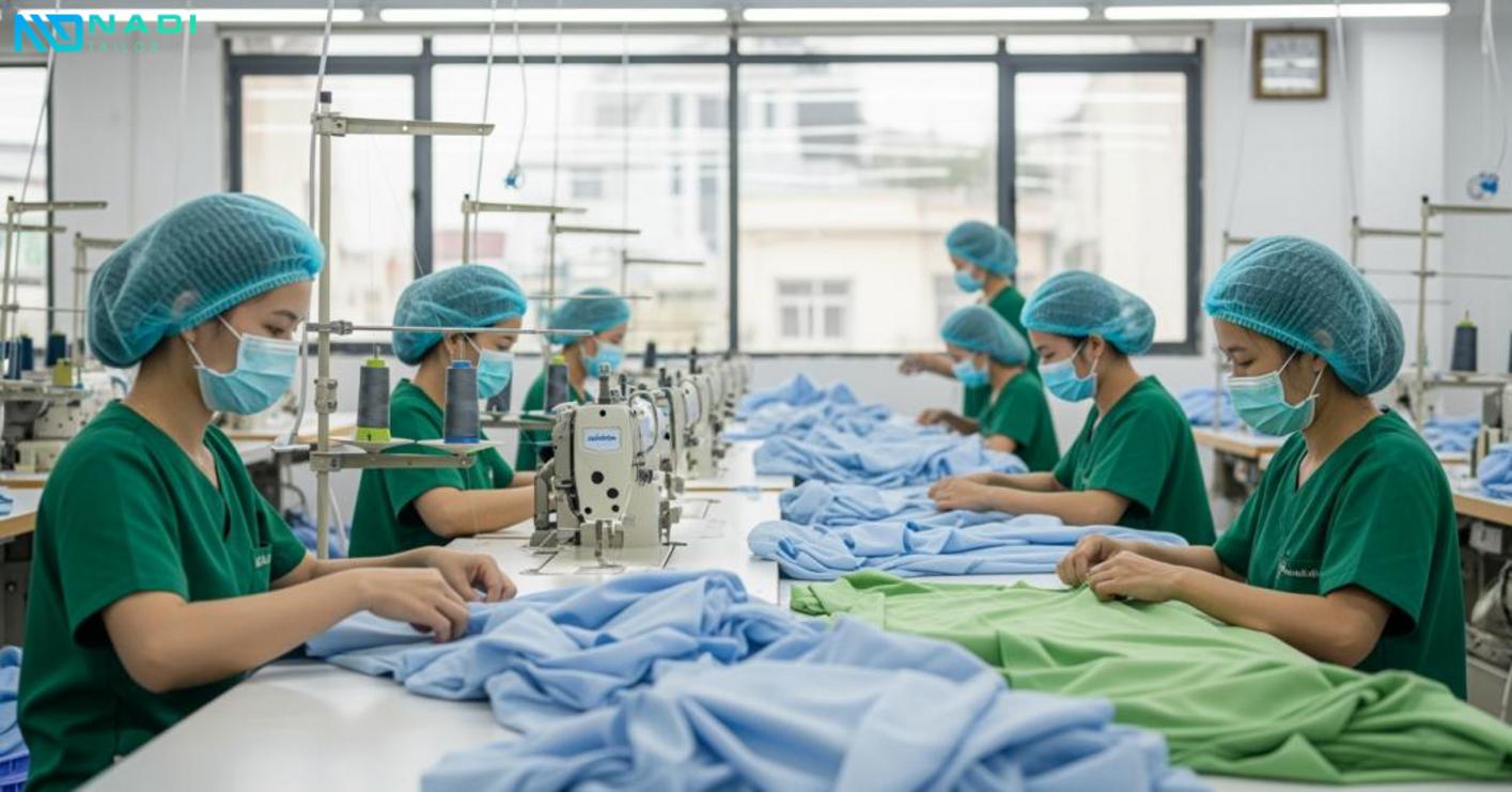 Quy trình đặt may đồng phục phòng mổ tại quận 3 Quy trình đặt may đồng phục phòng mổ tại quận 3