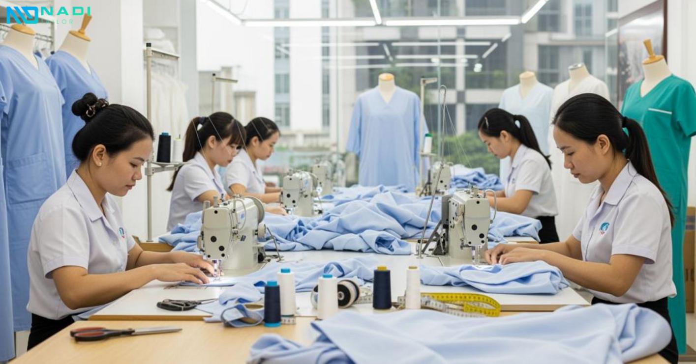 Tiêu chí lựa chọn xưởng may đồng phục phòng mổ Tiêu chí lựa chọn xưởng may đồng phục phòng mổ