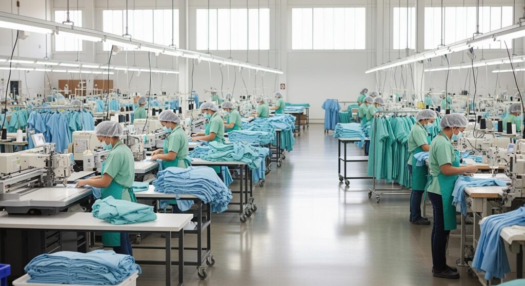 Xưởng May Đồng Phục Phòng Mổ Tại Quận 9 Chuẩn Chất Lượng Cao