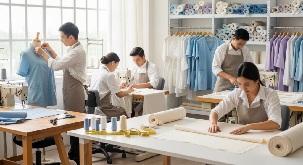 Xưởng May Đồng Phục Spa Tại Quận 12 Chất Lượng Chuyên Nghiệp