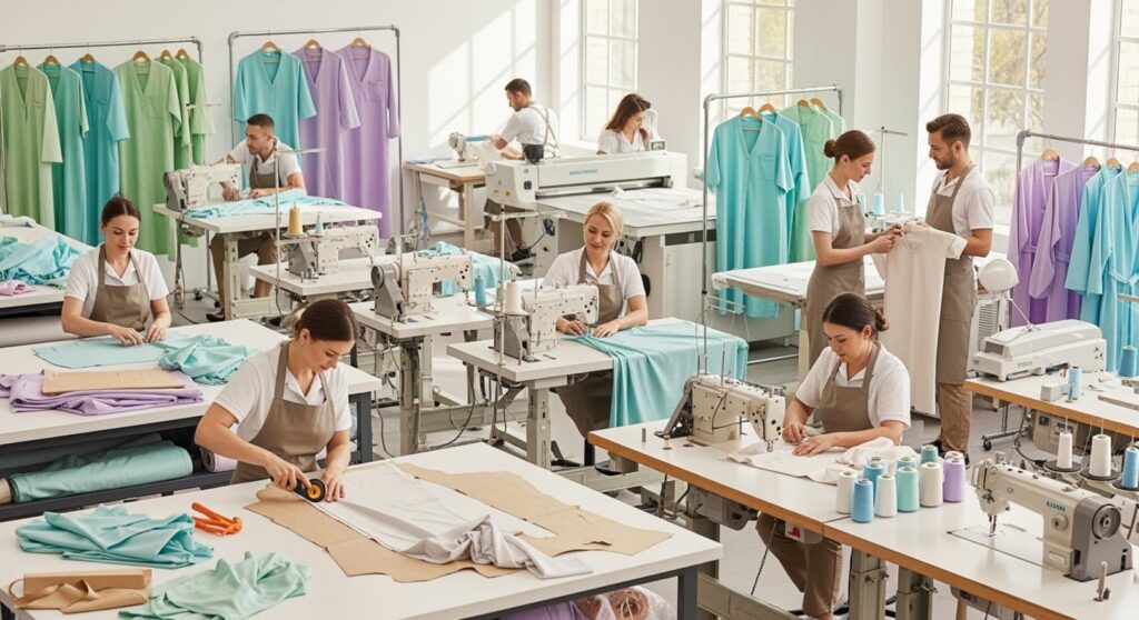 Xưởng May Đồng Phục Thẩm Mỹ Viện Tại Quận 6 Chuyên Nghiệp