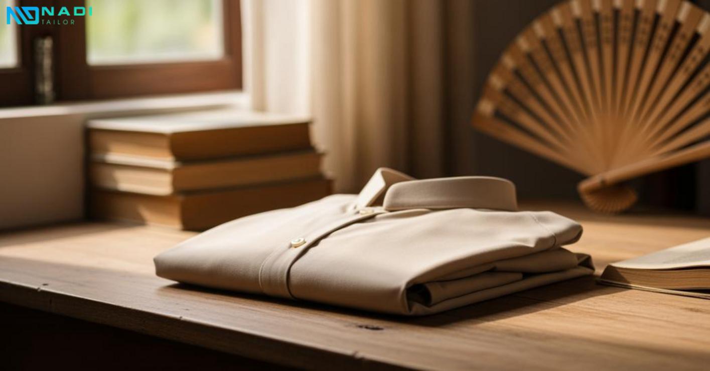 Thiết kế áo lớp cổ tròn tay lỡ - điểm nhấn của sự phá cách hiện đại