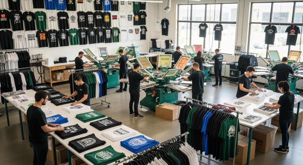 In Áo Thun Theo Yêu Cầu Đồng Phục Chất Lượng Đẹp