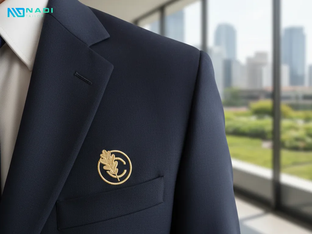 Doanh nghiệp ưu tiên thêu logo lên áo vì tính sang trọng và độ bền vượt trội