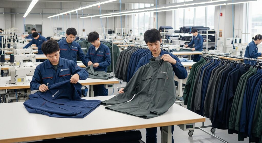 Xưởng May Áo Khoác Đồng Phục Công Ty Giá Rẻ Bền Đẹp Áo Gió